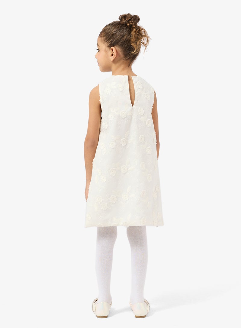 Pinata White embroidered occasion dress - Image 2